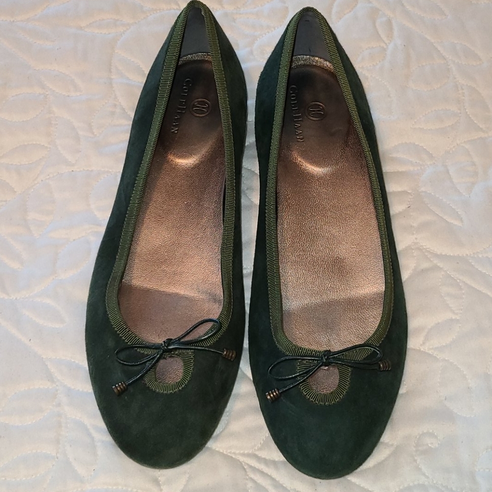 Cole Haan suede ballet flats